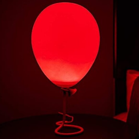 IT Pennywise Red Balloon Lamp Halloween Decor Scary Clown Stephen King Official - Picture 7 of 10